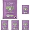 Iroha Nature - Maschera viso rilassante e rigenerante | Con ashwagandha e acido ialuronico | Idratazione e relax | Maschera coreana vegana per pelli sensibili e stressate (Confezione da 5)