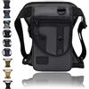 LLELEMAMO Marsupio Coscia Tattico 3-in-1 Oxford per Moto e Trekking, Borsa Gamba Uomo Impermeabile, Borsello Outdoor Nero (B)