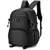 BAGZY Bagaglio a Mano easyJet 45x36x20 Zaino 45x36x20 per easyJet Antifurto Zaini da Viaggio Impermeabile Zaino da Escursione Zaini Casual Uomo Lavoro 32L Zaini per Aereo Università Donna Nylon Nero