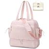 BAGZY Borsa da Viaggio 40X35X20 EasyJet Lufthansa Donna Borsone Palestra Uomo 34L Bagaglio a Mano Borsa Parto Ospedale Mamma con Scomparto Grande per Aereo Weekend Gym Travel Rosa