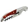 Buddy´s Bar Buddy's Bar - Cavatappi multifunzione, lunghezza 11,5 cm, doppia leva pieghevole, apribottiglie per vini e bottiglie, cavatappi professionale in acciaio inox e legno, per sommelier, camerieri, baristi