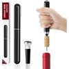Tycoonest Cavatappi a Pressione d'Aria, Apribottiglie Pompa Portatile con Tagliacapsule e Tappo, Accessori Vino Professionale per Viaggi Feste, Regalo per gli Amanti del Vino