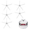 Rrochio Accessori originali, spazzole laterali in silicone per Roborock S7/Q7 Max/S7 MaxV/S7 MaxV Ultra/S7 Pro Ultra/S4/S5/S6 ed E, confezione da 5 (bianco)