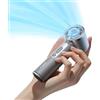 TORRAS Coolify Iva Go 2026 - Ventola portatile con refrigeratore per il ghiaccio, raffreddamento di 10 °C, velocità regolabile da 0 a 100, super mini ventilatore portatile ricaricabile, 4900 mAh, per
