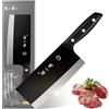 Zhang Xiao Quan Coltello da Cucina 18,5CM Cinese Affilato, Coltello da Chef | Professionale con Manico in Legno, Acciaio Inossidabile, Facile da Pulire, Perfetto Per la Casa e la Ristorazione