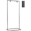 Muzrunq Supporto per cartello di benvenuto Porta cartello per matrimonio in ferro regolabile con cinturini in pelle, cavalletto quadrato di benvenuto per decorazioni nuziali Nero ART FORNITURE.