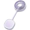 Xvilmaun Ventilatore magnetico portatile, dispositivo di raffreddamento portatile regolabile con supporto per telefono, ventola di raffreddamento personale portatile portatile - per crociera, viaggi