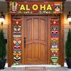 Lets Joy Aloha Hawaiian Decorazioni per Feste Banner, 3 Pezzi Decorazioni per Feste Hawaiane, Striscione per Hawaiana Decorazione, Sfondo Festa Hawaiana Aloha, Tropicale Forniture per Feste (A)