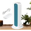 Generico Ventilatore A Torre Senza Lama Da 31,5 Cm Con Telecomando | Ventilatore Da Scrivania , Silenzioso E Portatile, 3 Velocità Di Ventilazione, Oscillazione Automatica,per Ufficio Domestico E Cucina