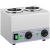 Royal Catering RCSW-16 scaldabagno 2 x 1 L pannello di controllo inferiore 40-90 °C 400 W scalda salse scalda cioccolato