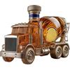 HoldOneLight Decanter 3D per whisky in vetro soffiato a mano, decorazione per bar (trattore blu)