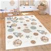 Paco Home Tappeto Bambini Cameretta Bambina Ragezzi Antiscivolo Arcobaleno Motivo Con Animale Polkadot, Dimensione:120x160 cm, Colore:Multicolore 3