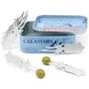 CKB LTD Set di 6 forchette per calamari in acciaio inox, per tapas, olive e escargot, in stile retrò, ideali come regalo per cocktail e frutti di mare, antipasti e feste