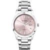 Sekonda Taylor - Orologio da donna al quarzo da 34 mm con display analogico della data e cinturino in acciaio inossidabile argentato