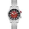 Spinnaker Bradner SP-5062 - Orologio automatico da uomo con cinturino in acciaio inox massiccio, 42 mm, Orizzonte Scarlatto
