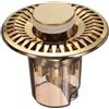 QUARKZMAN 1 Pc Filtro Di Scarico Per Lavandino Bagno, Tappo Di Scarico In Acciaio Inossidabile Con Copertura Rimovibile Anti Utile Per Lavandini Cucina Scarichi Vasca, Colore Oro