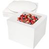 Solinorex 5 Scatole per Torte con 5 Supporti, Scatola per Torte in Cartone 25x25x20 cm, Scatola Trasporto Tortes Pratica per Dolci e Pasticceria