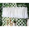 KnSam Tenda corta vintage bohémien, in pizzo, per cucina, caffè, bagno, camera da letto, 1 pezzo, 45 x 150 cm (altezza x larghezza)