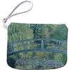My Custom Style Pochette Grande Sartoriale in polioxford #Arte-Stagno delle Ninfee, Monet# 31x21x7cm