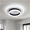 SENQIU Plafoniera LED Soffitto 28W 3150LM, Ø30cm Lampada Soffitto Rotonda