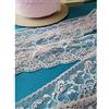 PIZZITALIANI LACES & RIBBONS SINCE 1953 PIZZITALIANI Tulle per bomboniere - Pizzo Tulle ROSA CHIARO, Altezza 6 cm x 10 m, Made in Italy Passamaneria decorativa, Pizzi e merletti, Merletto Valencienne morbido, Art1404018