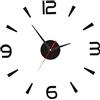 Generic Semplice Orologio da Parete 3D Fai da Te, Materiale Acrilico Silenzioso, Design Elegante per la Decorazione Domestica, 40 Cm