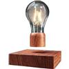 DIDWI Lampadina galleggiante magnetica, lampadina a LED levitante, lampada da scrivania rotante levitazione wireless lampadina decorativa per decorazione domestica ufficio, luci notturne