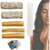 SamayZen - Salvia Bianca per Bruciare e Palo Santo - Pulizia energetica - salvia bianca sciamanica purificazione - selenite