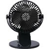 CapitanCasa Mini Ventilatore da Tavolo Ricaricabile USB Ventola Silenziosa MOD. Solano