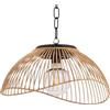 IDMarket - Lampade solari da esterno, sospensione in metallo effetto rattan SYDNEY