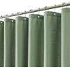 meioro Tenda da Doccia Verde Salvia, Tenda Impermeabile e Resistente alla Muffa Della Doccia Waffle con 12 Ganci, 180 x 240 cm Tenda per Doccia di Lusso in Tessuto Pesante per il Bagno