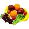 Laiiqi 11 frutti finti in schiuma di plastica artificiale, mele finte, banane, arance, fragole, uva, per casa, cucina, vacanze, feste, fotografie, decorazioni realistiche