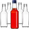 KADAX 10 bottiglie di vetro da riempire, 200 ml, bottiglia vuote con tappo a vite, per liquori, acquavite (blu)
