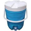 COSE DA CASA Thermos Borraccia Termica 9 Litri con Rubinetto e Maniglia Contenitore Frigo Acqua in Plastica Bocca Larga Tappo e Contenitore Porta Oggetti - 3 Colori Disponibili (celeste)