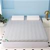 LDLCYCN Grey/5cm,110x180cm, Pavimento Futon Materasso Topper Spessore 5Cm/8Cm Giapponese Futon Materasso Pad Traspirabile Confortevole Pieghevole Cuscinetto da Letto per Dormitori