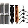 Serenophile Kit di ricambi per aspirapolvere dreame X50s Pro Master, Matrix 10 e Matrix 10 Ultra, include spazzole principali, spazzole laterali e filtri, set di accessori da 10 pezzi