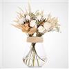 huaao Fiori Artificiale Bianchi Finti di Seta e Spighe di Grano Piante Bouquet Nozze Sposa Giardino Ufficio Casa Decorazione della Festa Ufficio Centrotavola Matrimonio Decorativi, Bianco