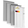 Sol Royal Tende veneziane in alluminio senza forature 50x130 cm incl. supporto a morsetto - Tenda veneziana in alluminio per finestre interne larghezza 50 cm, lamelle 25 mm - Bianco lucido - JA2