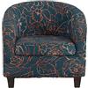 Yekuhe Copripoltrona Chesterfield 1 Posto, Elasticizzato Copripoltrona con Cuscino Separato, Fodere per Poltrona da Cocktail Universale Lavabile Rimovibile,Coperture Protettive per Poltrona Club per Tullsta
