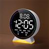 Lafocuse Sveglia Digitale da Comodino LED con 9 Colori RGB Luce Notturna, Snooze, Data, Settimana, Luminosità Regolabile, Doppi Allarme, 12/24H per Camera da Letto, Scrivania, Soggiorno