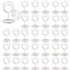 MisFun 30 Pezzi Segnaposto Matrimonio, Porta Foto, Titolari di Carta Numero di Tabella, Memo Clip, Portafoto Supporto, per Ristoranti, Foto, Riunioni di Feste, Matrimonio, Compleanno(Girare Argento)