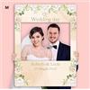 Social Crazy CORNICE WEDDING PERSONALIZZABILE CON NOMI E DATA - VARI MODELLI E COLORI - IN POLIONDA (plastica alveolare) CON STAMPA AD ALTA QUALITÁ (M)