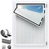 Ovneele Tende Oscuranti Per Interni 100 x 145CM, Tessuto di Lino Tessuto Oscurante Finestra Finestre e Senza Forare Blackout 100% Adatta a Finestre di Qualsiasi Dimensione/Forma Camera da Letto Viaggi-Beige