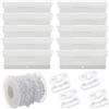LBING Store Californian - Piastra di peso per persiane verticale, 10 pezzi, peso di tenda + 4 connettori a cordone + 10 m, catena cieca verticale 127 mm