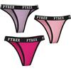 Pyrex Tanga Donna in Cotone Elasticizzato, Set di 6 Pezzi, Tinta Unita (IT, Testo, M, Regular, Regular, 3801 Assortito)