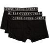 GUESS Boxer Uomo Confezione 3pezzi tripack Elastico a Vista Cotone elasticizzatoarticolo U2VG00JR00A TRIPACK Trunk, JBLK Black/Nero, M