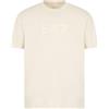 EA7 Emporio Armani T-Shirt Manica Corta da Uomo Visibility (IT, Testo, XXL, Regular, Regular, Almond Milk)