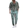 Generic Abito Uomo Azzurro Chiaro Vestiti Eccentrici Uomo Vestiti da Testimone Tuta Ginnastica Uomo Abbigliamento Uomo per Cerimonia Cerimonia Uomo 2024 Vestiti di Matrimonio Uomo Vestito da Uomo Verde