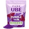 PureUbe® Poudre d'Ube Premium Importée des Philippines, Naturel pour Ube Latte, Smoothies et Desserts 100g