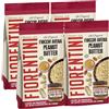 CAIYA 4X Fiorentini Fiocchi di Avena Peanut Butter, Fiocchi al Burro D'Arachidi 350g